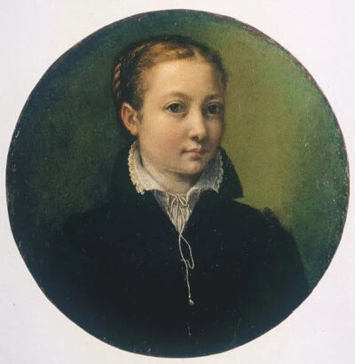 安圭索拉，《自画像》， 1552