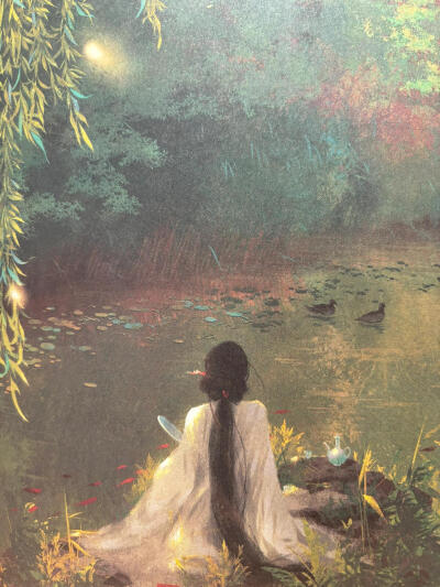 山中何事？松花酿酒，春水煎茶。