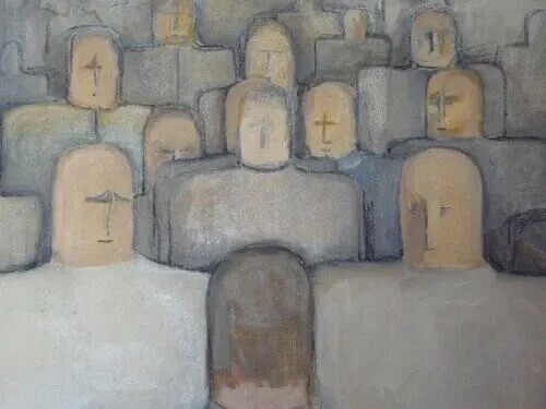 琳达·科恩（Linda Kohen）的创作像一场“私密对话”。这位艺术家尝试将家居空间转化为思绪的场域，在窗棂、桌椅、窗帘这些日常之物中捕捉存在的微光。她的创作不是客体再现，而是与空间能量的互换。科恩的艺术理念超越了表象写实，她笔下的室内景观是“心理拓扑学”的映射。那些颤动的轮廓线、半透明的色彩层叠，揭示出记忆如何不断重塑我们对空间的感知。她的创作方式极具启发性：面对同一扇窗反复描绘，在重复中探寻差异，如同蒙德里安将自然简化为韵律的方式。画布上保留着反复修改的痕迹，模糊边界暗示着过程的不确定性。颜料薄涂与厚堆交替运用，创造出时光流逝的视觉意味。这种“未完成感”恰似对时间流动性的诚实告白。在当代艺术追逐观念的喧嚣中，科恩守护着绘画最本真的力量：让日常空间成为通向精神世界的入口。