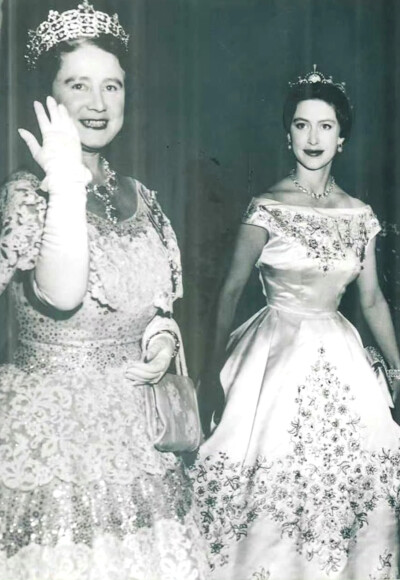 玛格丽特公主与母亲