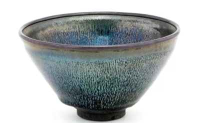 ▲宋 建窑银兔毫盏 美国弗瑞尔艺廊藏