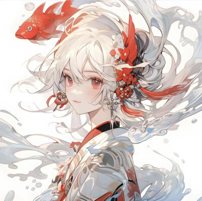 锦鲤闺蜜头像 好运头像