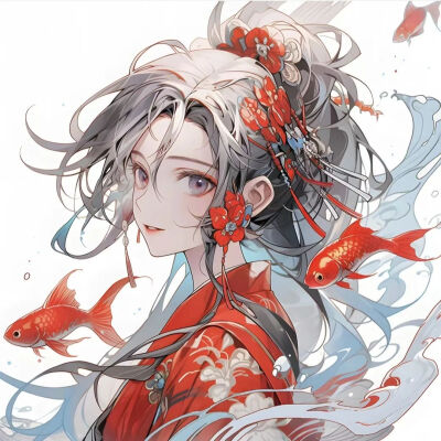 锦鲤闺蜜头像 好运头像
