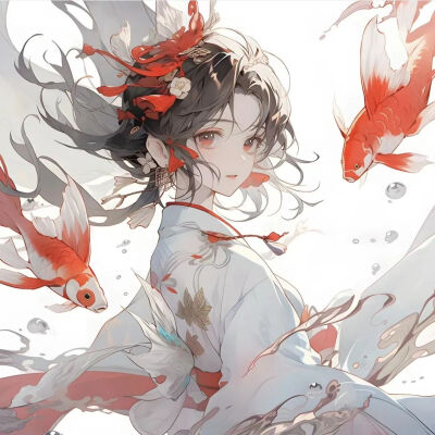 锦鲤闺蜜头像 好运头像