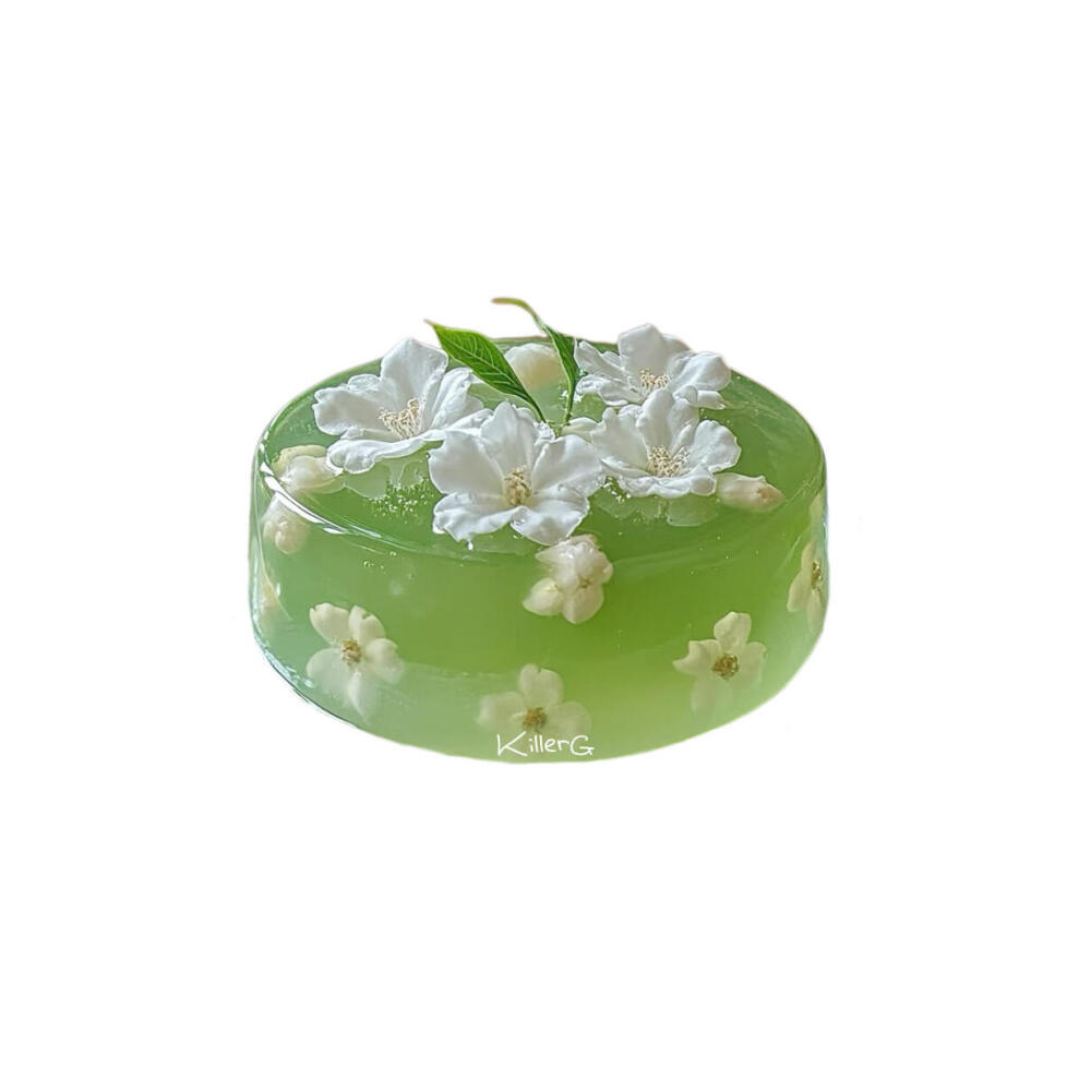 茉莉花系列白底头像