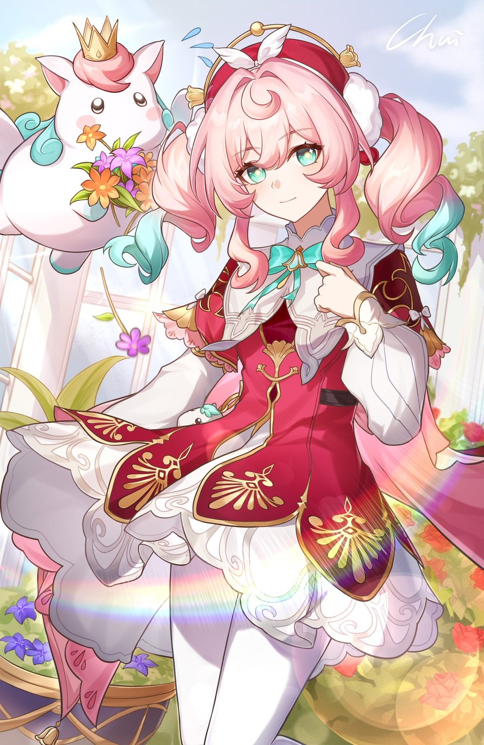 崩坏星穹铁道
画师未知
阿格莱雅 提宝 风瑾