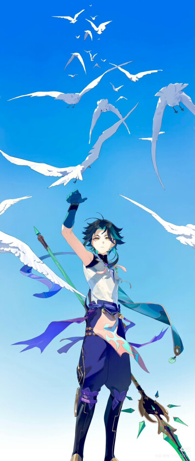 原神 魈
作者：奶油芝士全麦贝狗 ​（小红书）