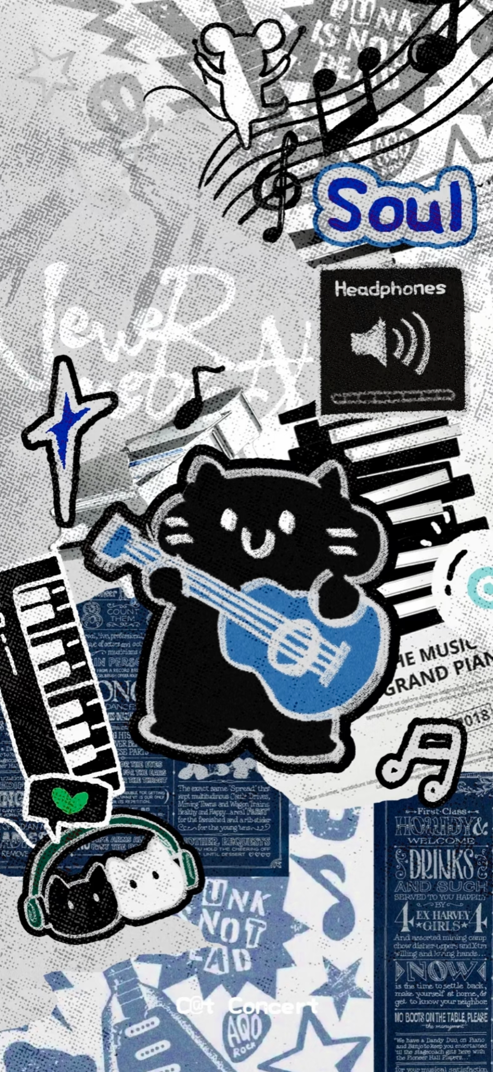 ▸可爱壁纸
"当世界没有意义，我会戴上有你声音的耳机"