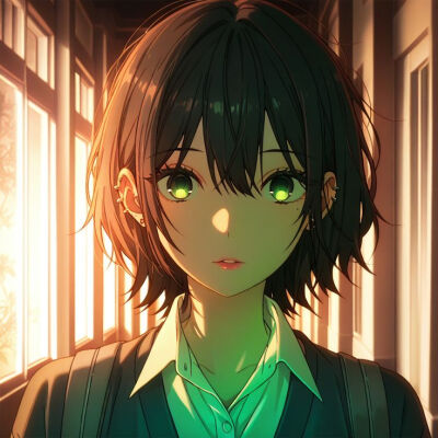 来源：Pin
编辑：图片是ai
动漫女头Δ