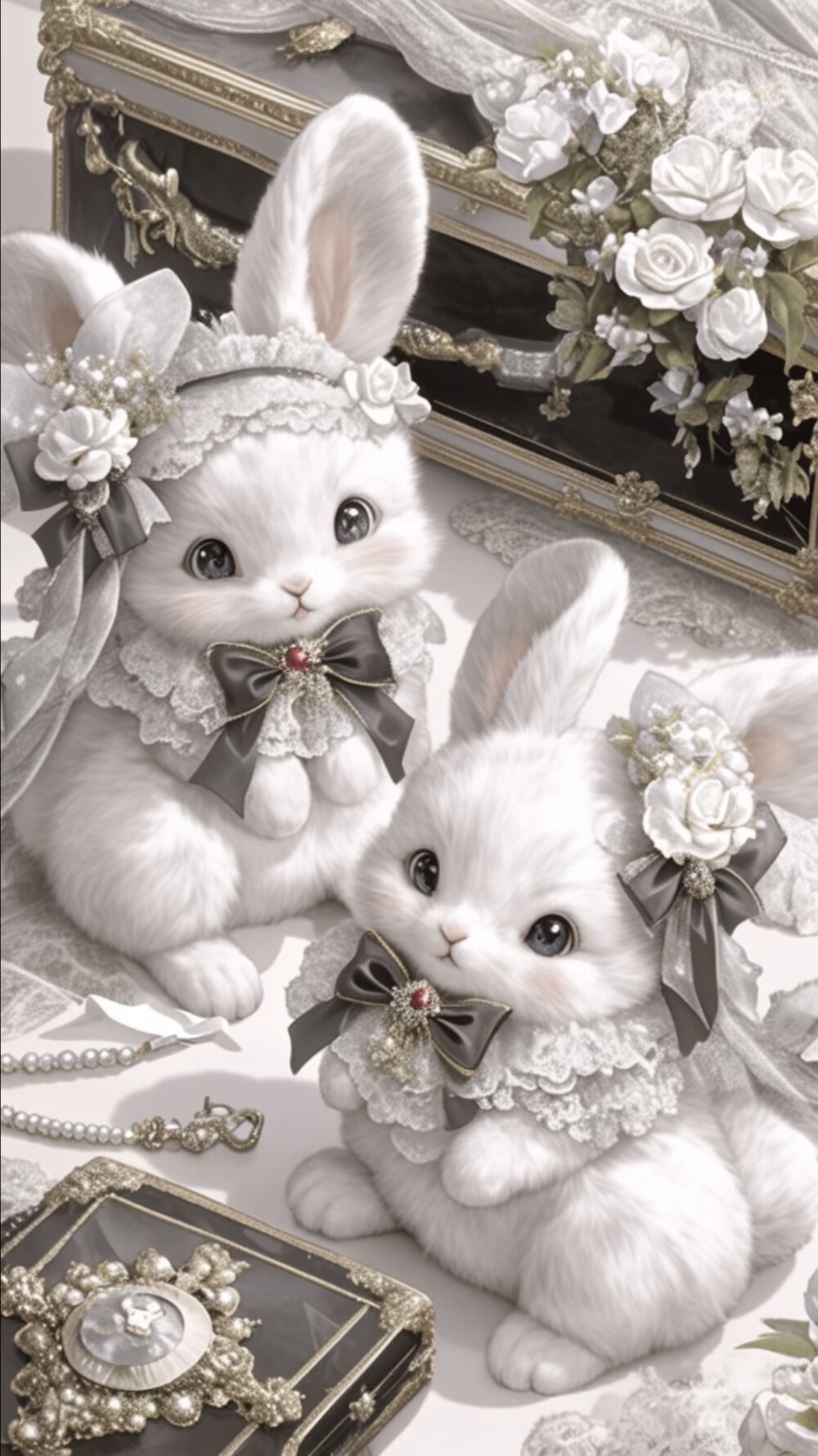 可爱小兔 手机壁纸