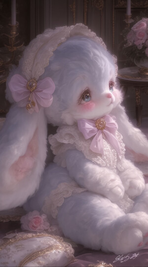 可爱小兔 手机壁纸