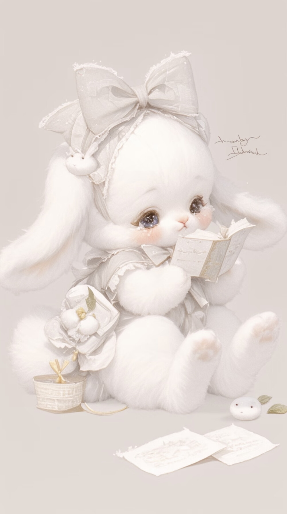 可爱小兔 手机壁纸