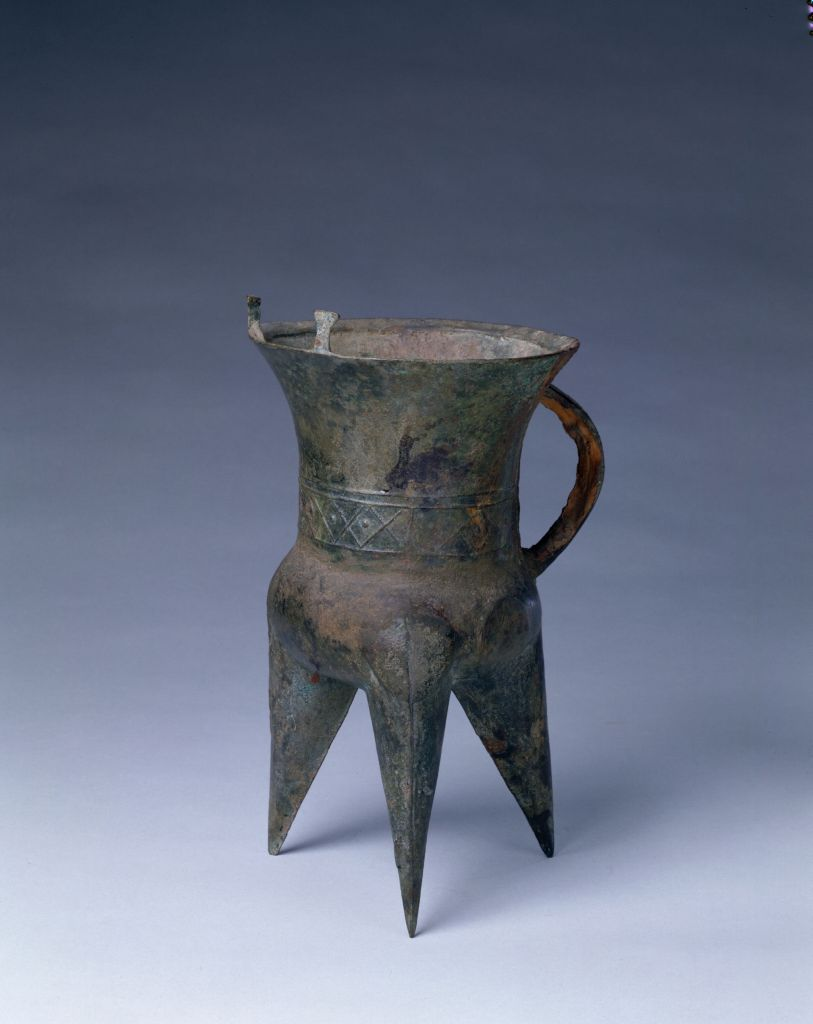 商代 网纹斝故宫博物院 藏