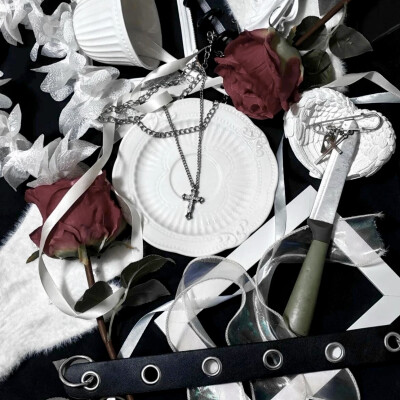 黑&红 哥特风 朋友圈背景 封面