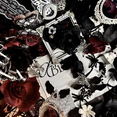 黑&红 哥特风 朋友圈背景 封面