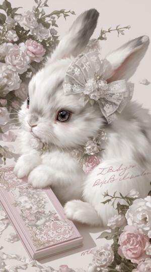 可爱小兔 手机壁纸