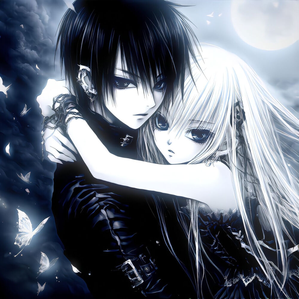 动漫情侣头像ai