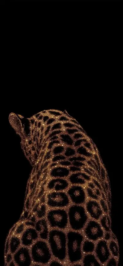 漂亮动物。老虎。豹子。