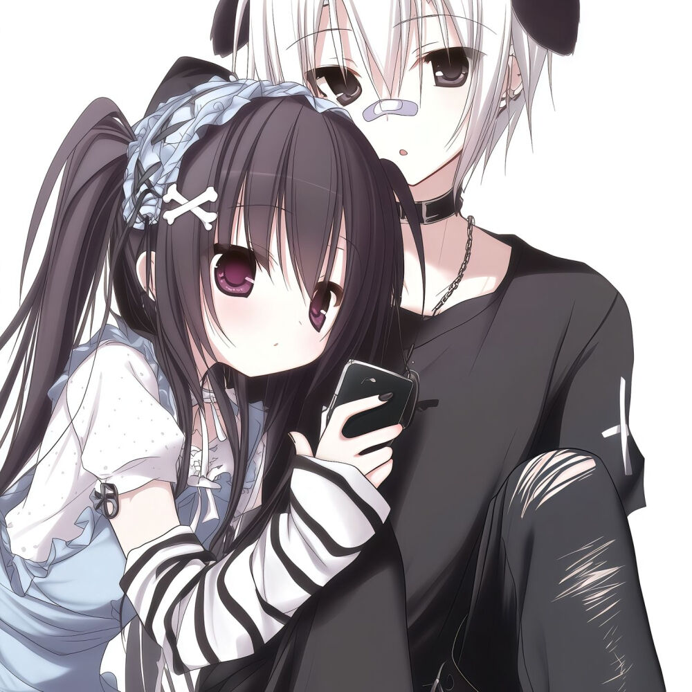 动漫情侣头像ai