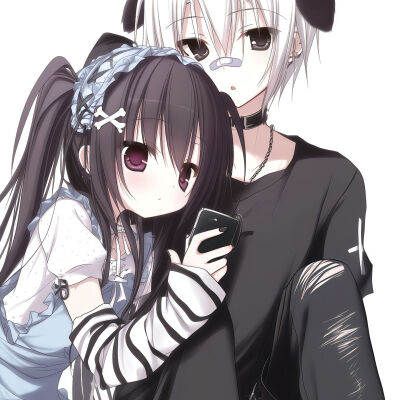 动漫情侣头像ai