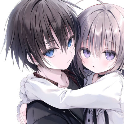 动漫情侣头像ai