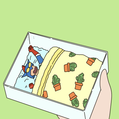 动漫背景图，蜡笔小新细节图