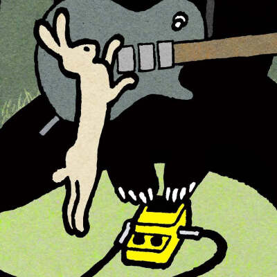 快看，小熊在草地上喷出了一道彩虹
插画师：西村ツチカ