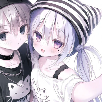 动漫情侣头像ai