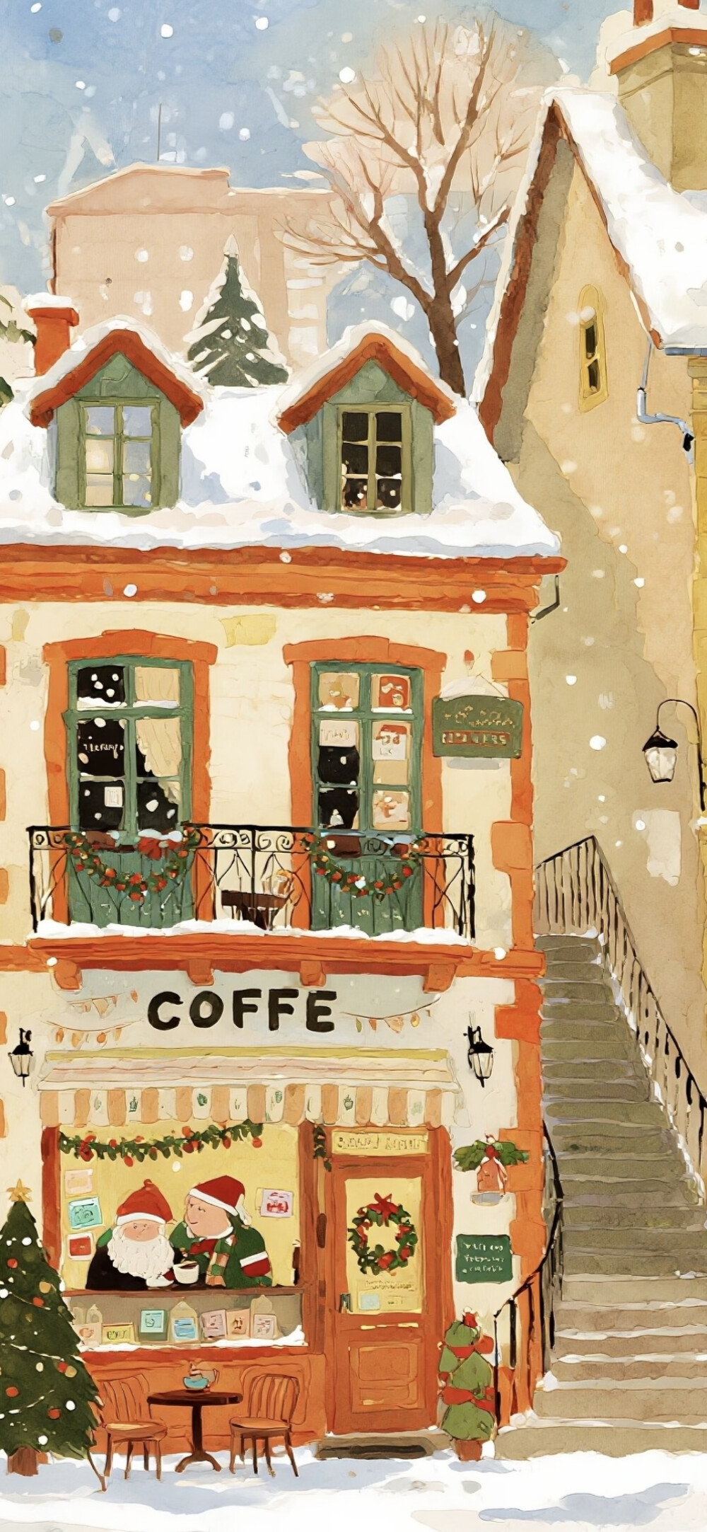 动漫场景壁纸，插画壁纸