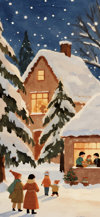 动漫场景壁纸，插画壁纸