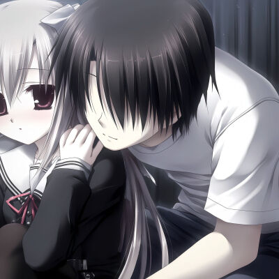 动漫情侣头像ai