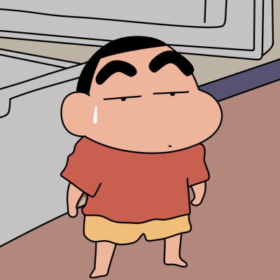 可爱搞怪动漫头像，蜡笔小新头像