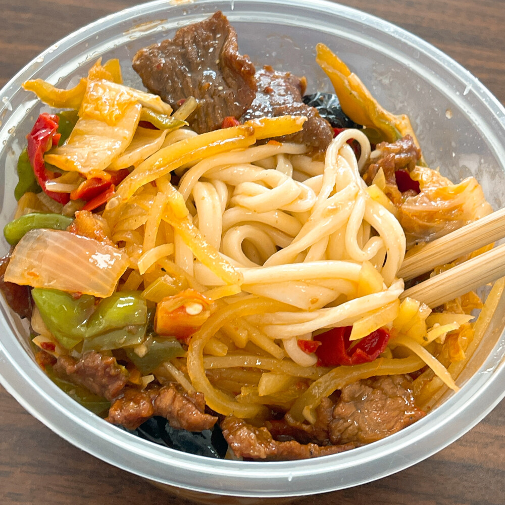 单位食堂的鬼肉（过油肉）拌面一绝