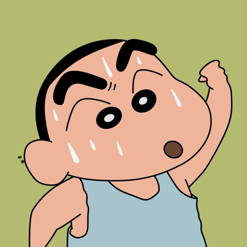 可爱搞怪动漫头像，蜡笔小新头像