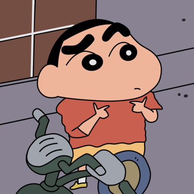 可爱搞怪动漫头像，蜡笔小新头像