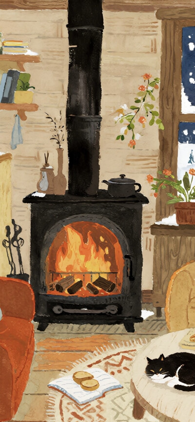 动漫场景壁纸，插画壁纸