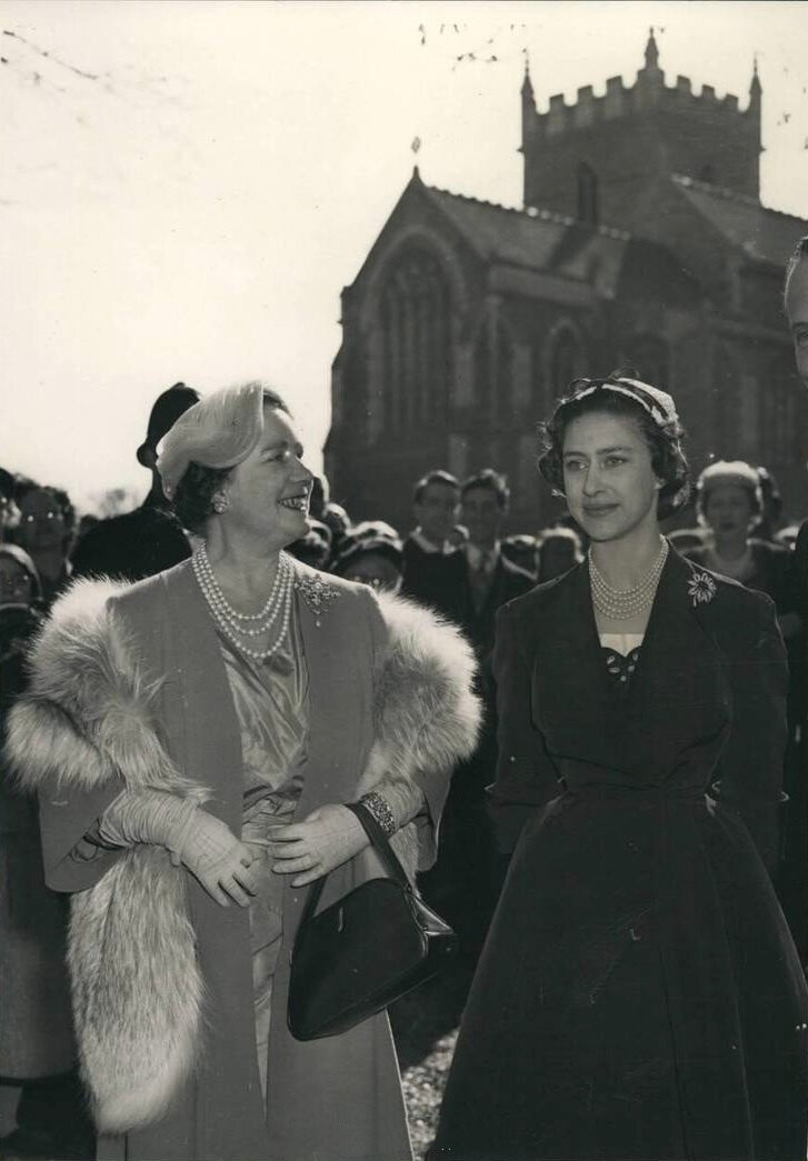 玛格丽特公主与母亲