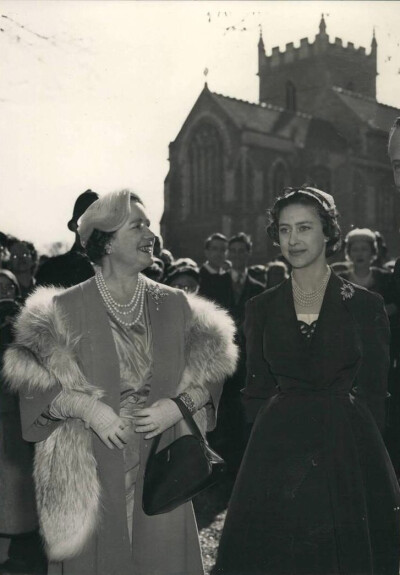 玛格丽特公主与母亲