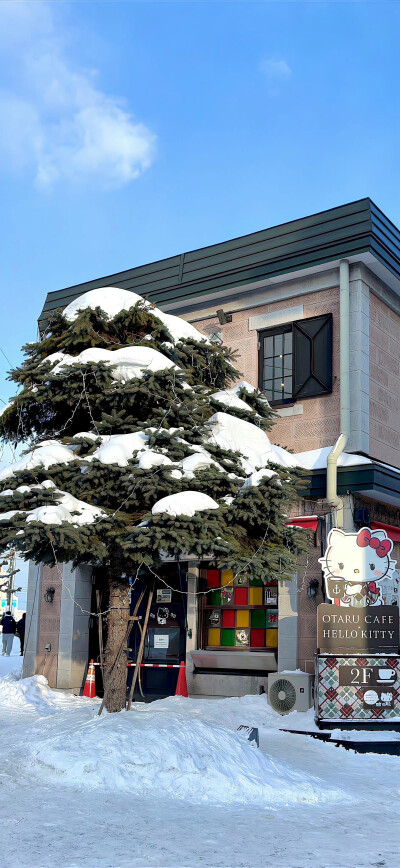 冬天雪景壁纸·图源微博