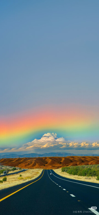 带来好运！！好运彩虹壁纸，遇见彩虹，吃定彩虹，质感风景壁纸，来自网络侵删