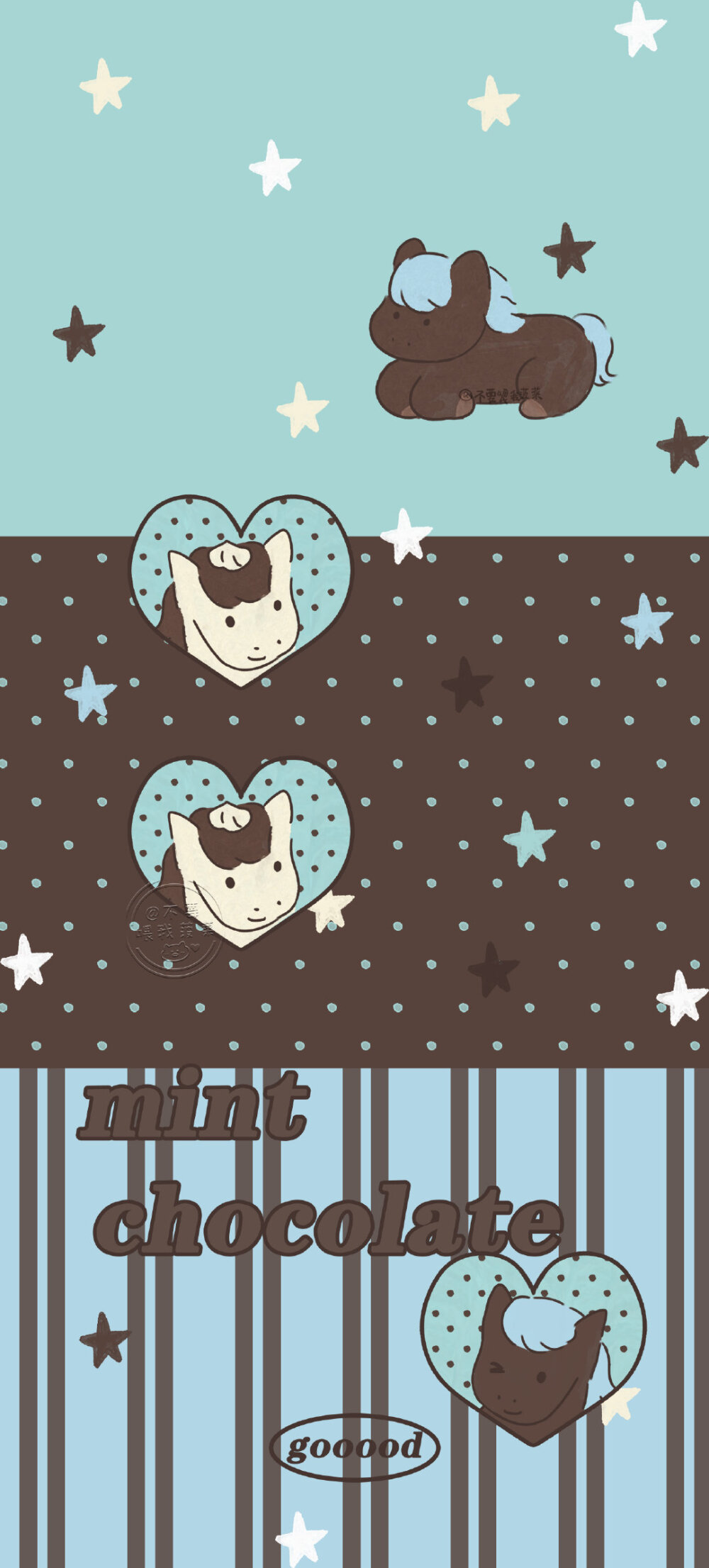 甜甜的小马手机壁纸