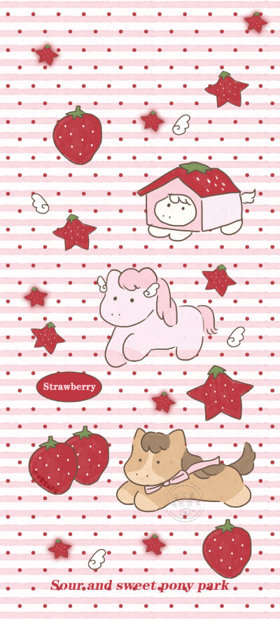 甜甜的小马手机壁纸