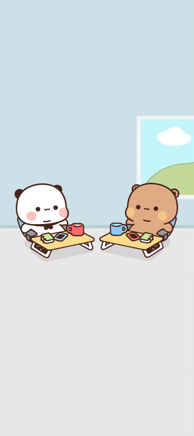 #一二布布
#情侣壁纸
#可爱壁纸