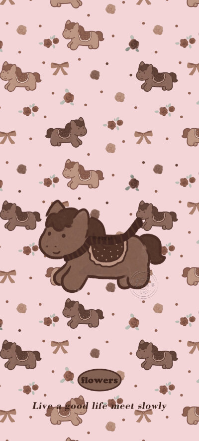 甜甜的小马手机壁纸