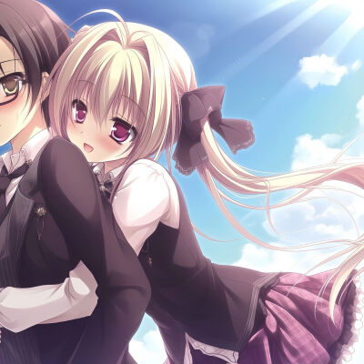 动漫情侣头像ai