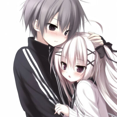 动漫情侣头像ai