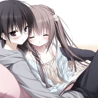 动漫情侣头像ai