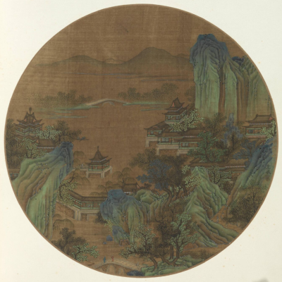 ▲《西湖图》元  佚名  克利夫兰艺术博物馆