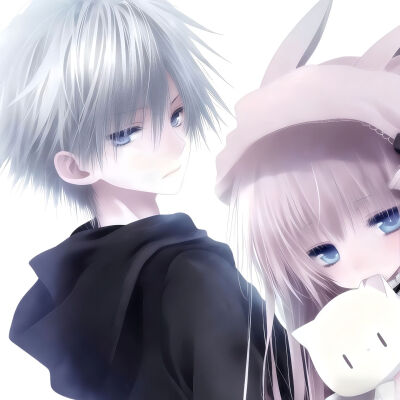 动漫情侣头像ai