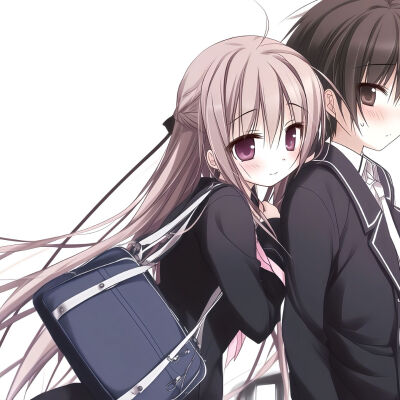 动漫情侣头像ai